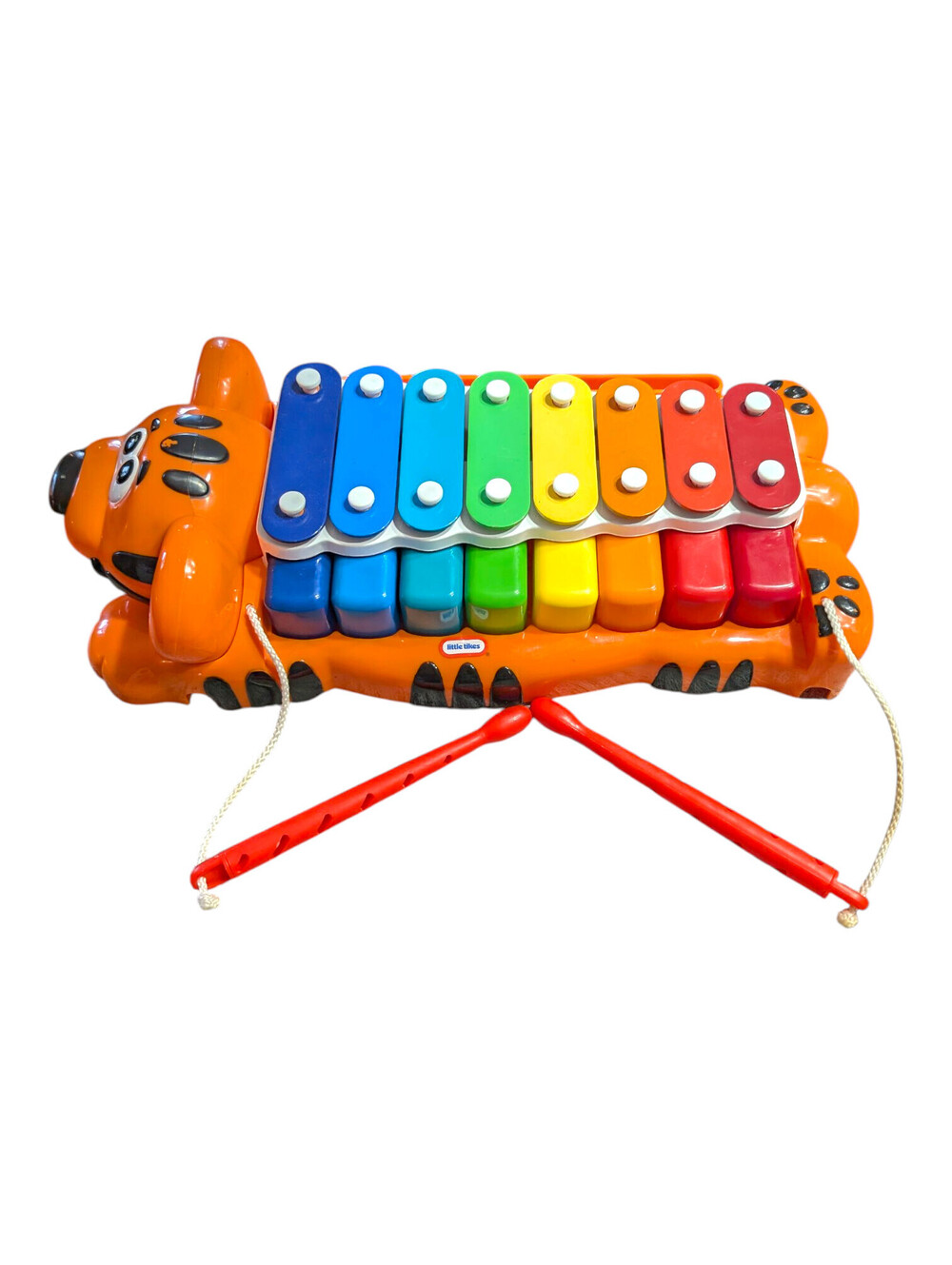 Little Tikes Tiger Pull Toy Xylophone Musical Toy With 2 Mallets